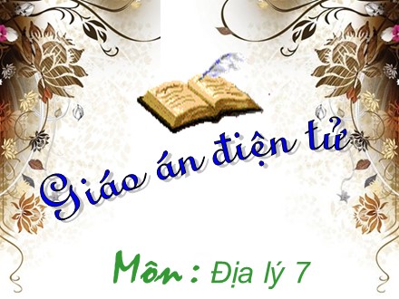 Bài giảng môn Địa lý Lớp 7 - Tiết 8, Bài 9: Hoạt động sản xuất nông nghiệp ở đới nóng