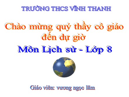 Bài giảng môn Lịch sử Lớp 8 - Tiết 31, Bài 21: Chiến tranh thế giới thứ hai (1939-1945)