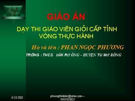 Bài giảng môn Tiếng Anh Lớp 7 - Period 26, Unit 5: Work and play - Lesson 1: A 1 (page 51) - Phan Ngọc Phương