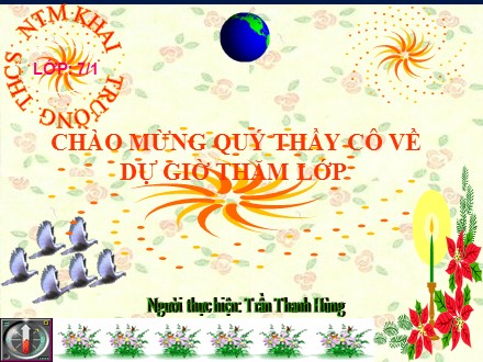 Bài giảng Ngữ văn Lớp 7 - Tiết 43: Từ đồng âm - Trần Thanh Hùng