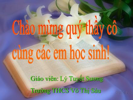 Bài giảng Ngữ văn Lớp 8 - Tiết 82: Câu cầu khiến - Lý Tuyết Sương