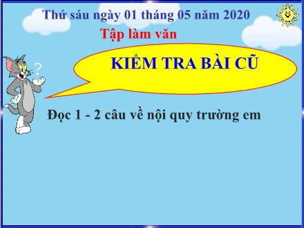 Bài giảng Tập làm văn Lớp 2 - Bài: Đáp lời phủ định. Nghe, trả lời câu hỏi - Năm học 2019-2020