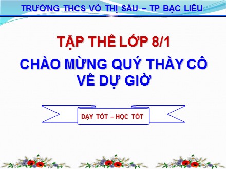 Bài giảng Toán Lớp 8 - Bài 5: Phép cộng các phân thức đại số - Nguyễn Chí Tài