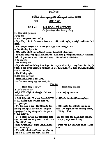 Giáo án Khối 3 - Tuần 28 Giáo án Khối 3 - Tuần 28