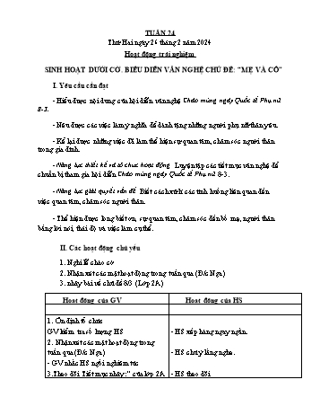 Giáo án Lớp 4 (Kết nối tri thức) - Tuần 24 - Năm học 2023-2024 - Nguyễn Thị Bích Thủy