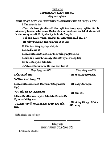 Giáo án Lớp 4 (Kết nối tri thức) - Tuần 25 - Năm học 2024-2025 - Nguyễn Thị Bích Thủy