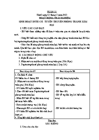 Giáo án Lớp 4 - Tuần 22 - Năm học 2022-2023 - Nguyễn Thị Bích Thủy