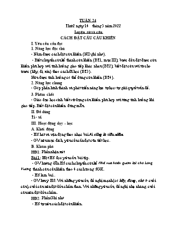 Giáo án Lớp 4 - Tuần 24 - Năm học 2021-2022 - Nguyễn Thị Bích Thủy
