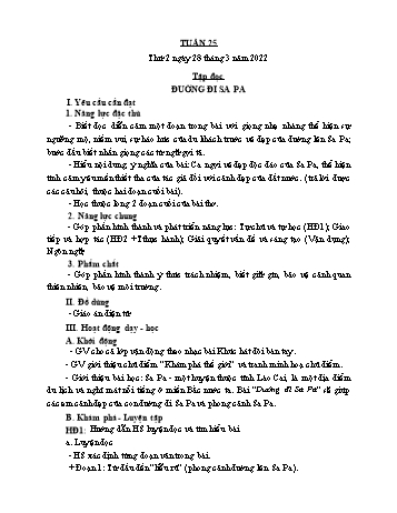 Giáo án Lớp 4 - Tuần 25 - Năm học 2021-2022 - Nguyễn Thị Bích Thủy