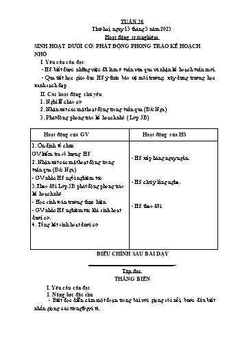 Giáo án Lớp 4 - Tuần 26 - Năm học 2022-2023 - Nguyễn Thị Bích Thủy