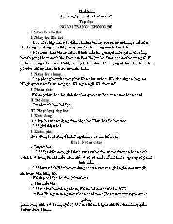 Giáo án Lớp 4 - Tuần 27 - Năm học 2021-2022 - Nguyễn Thị Bích Thủy