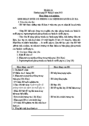 Giáo án Lớp 5 - Tuần 23 - Năm học 2022-2023 - Bạch Thị Đào Giáo án Lớp 5 - Tuần 23 - Năm học 2022-2023 - Bạch Thị Đào