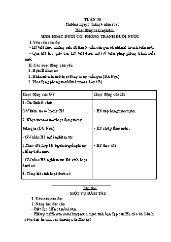 Giáo án Lớp 5 - Tuần 29 - Năm học 2022-2023 - Bạch Thị Đào