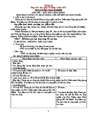 Kế hoạch bài dạy Lớp 4 (Kết nối tri thức) - Tuần 26 - Năm học 2024-2025 - Nguyễn Thị Trung