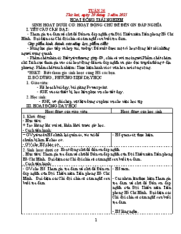 Kế hoạch bài dạy Lớp 4 (Kết nối tri thức) - Tuần 26 - Năm học 2024-2025 - Lê Thị Hồng Hạnh