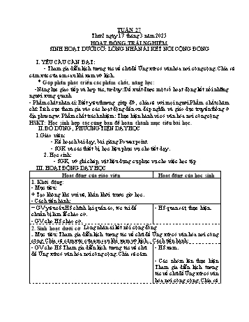 Kế hoạch bài dạy Lớp 4 (Kết nối tri thức) - Tuần 27 - Năm học 2024-2025 - Lê Thị Hồng Hạnh