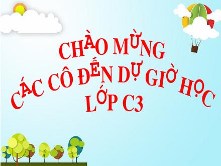 Bài giảng Lớp Lá - Đèn giao thông
