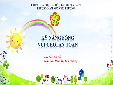 Bài giảng Lớp Lá - Kỹ năng sống: Vui chơi an toàn - Phan Thị Thu Phương